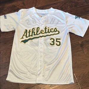 Oakland Athletics White and Green Thomas Shirt